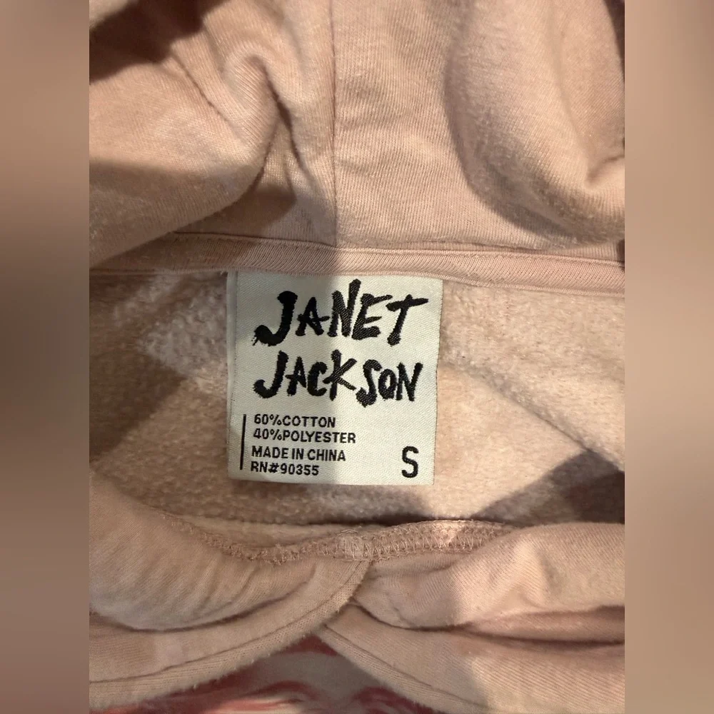 JACKSON Dusty Pink Graphic Hoodie - Picture 3 of 3